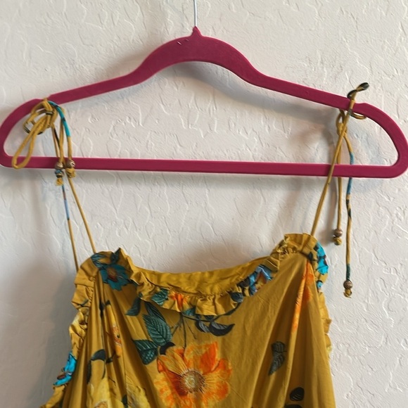 Anthropologie Maeve High-Low Pleated Dress - Picture 5 of 9